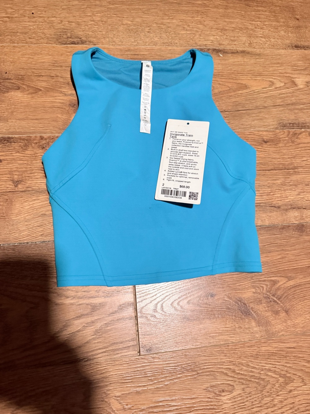 lululemon athletica Women’s Bright Teal Bike Shorts - Aqua Blue